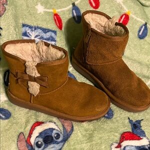 Koolaburra Tan Suede Boots with Plush Lining